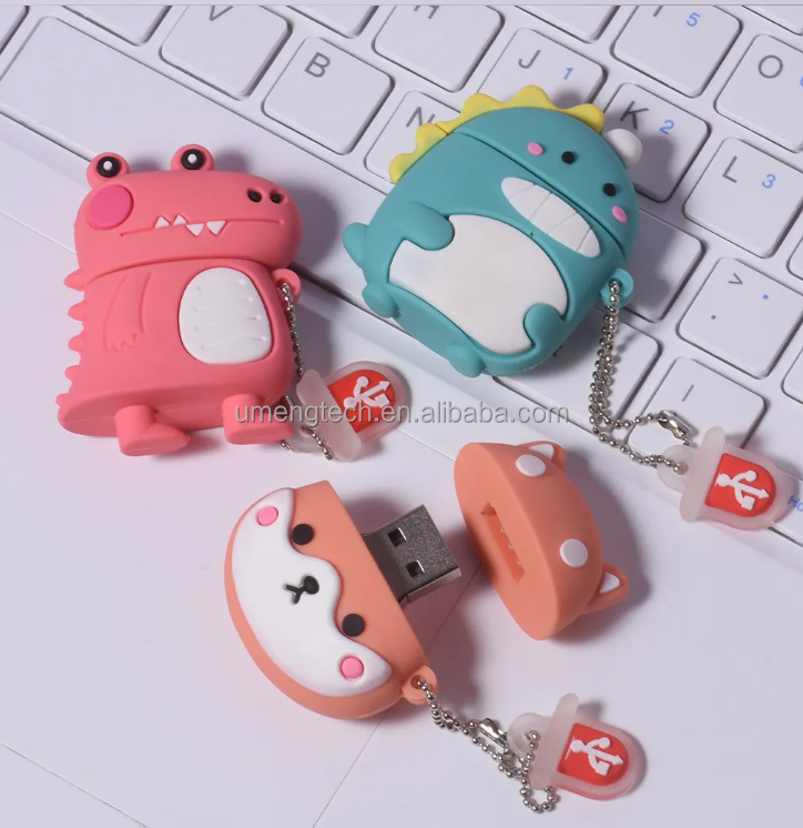 Customized PVC USB drive with logo animal USB drive, you can design it yourself