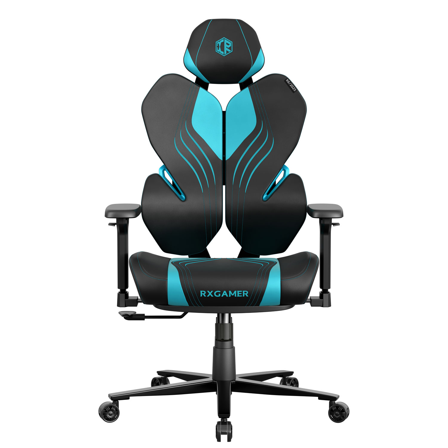 Customized personalized design game chair with your logo printed, high-quality ergonomic swivel chair with 3D adjustable armrests and 4-level adjustment function