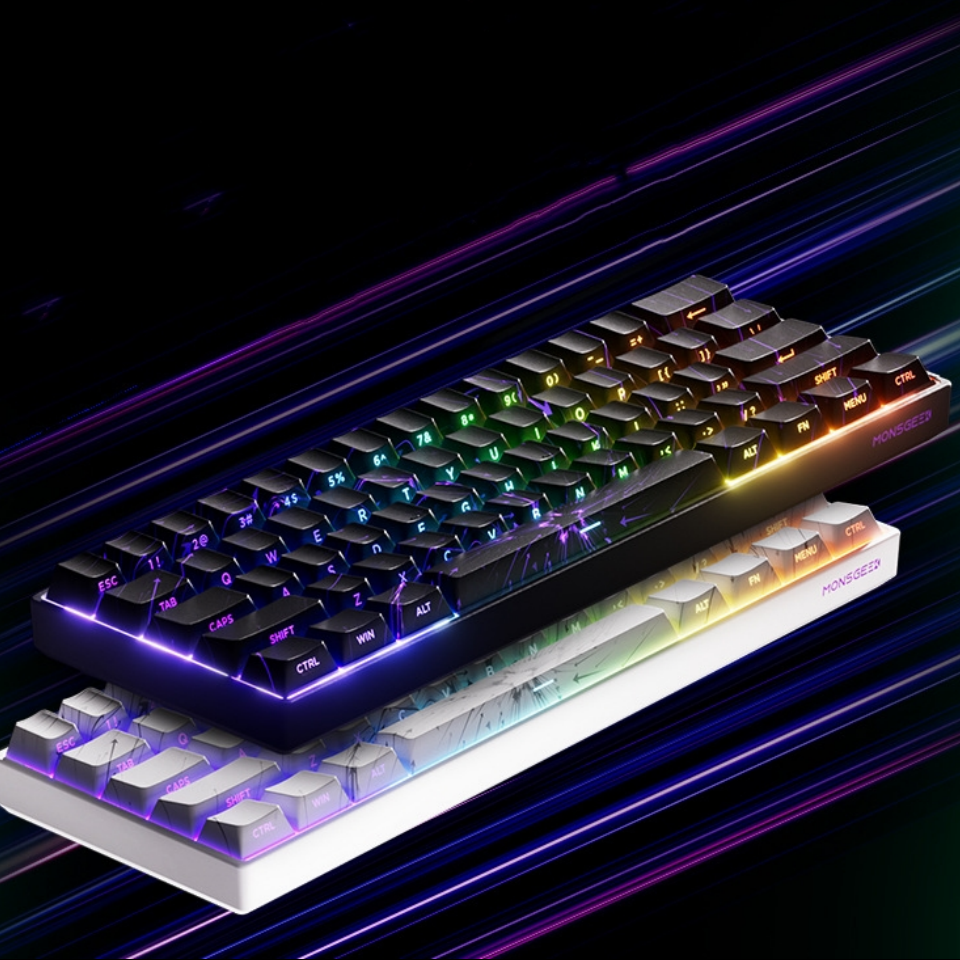 Fun 60 Games 61 Key Magnetic Axis Keyboard High Sensitivity Wired Wireless RGB Mechanical Keyboard