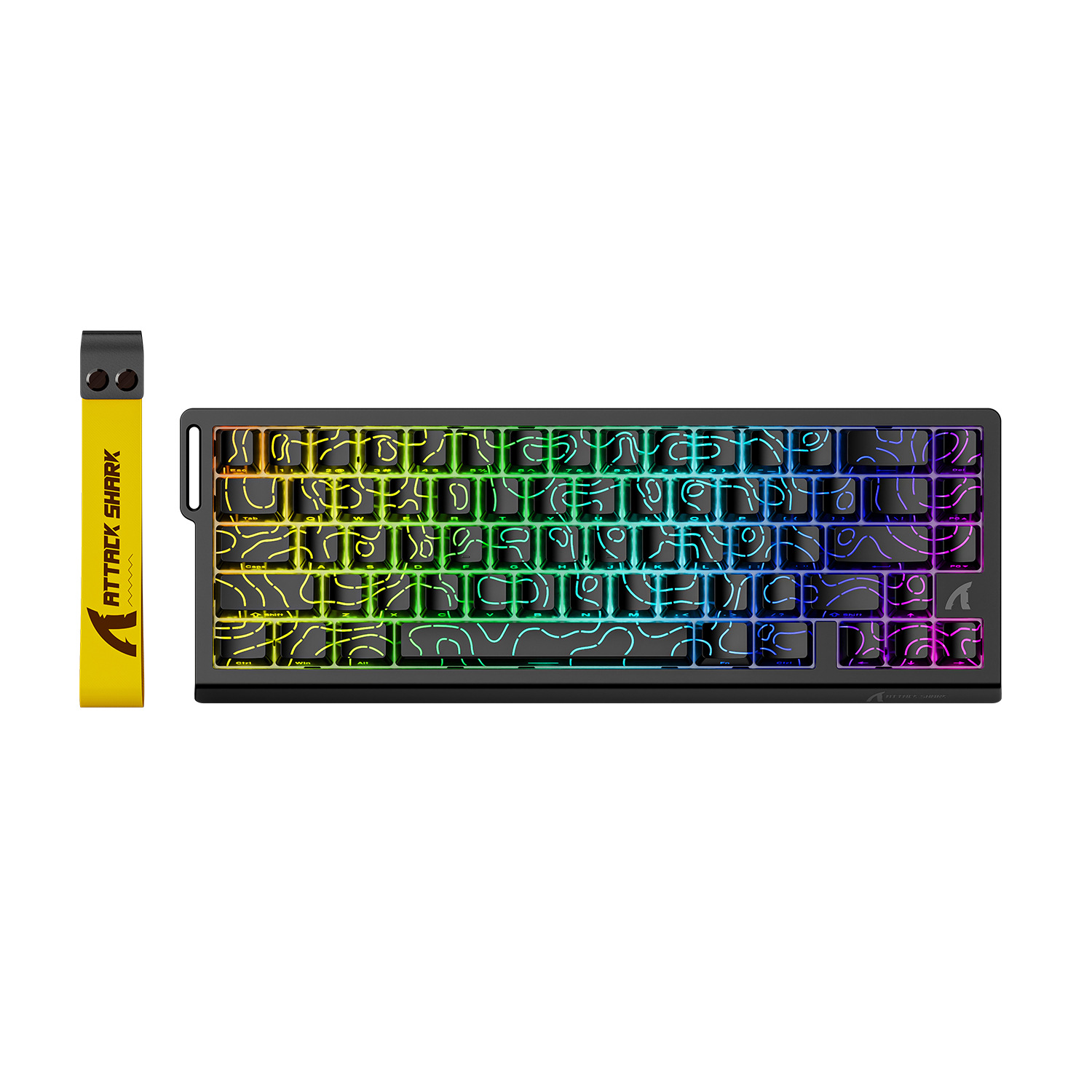Attack Shark X68HE Magnetic Axis Wired Mechanical Keyboard RGB Gaming Esports RT Adjustable Delay Mechanical Keyboard