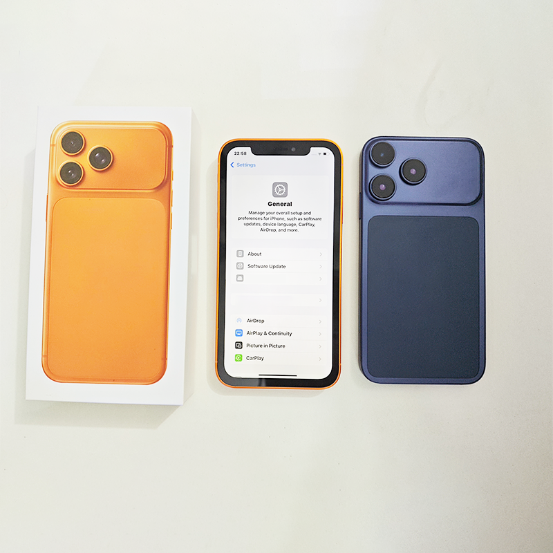 Authentic Phone Xr imitates Phone 17 Pro style phone 4G Ite unlocked version with 17 Pro box, sealed, battery life of 100